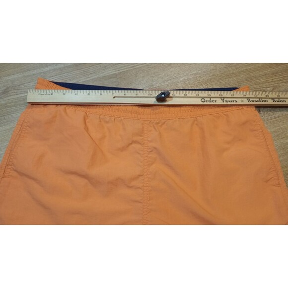 VTG POLO Ralph Lauren Board Shorts Mens Large Orange Nylon Little Pony Trunks 38 - Picture 8 of 16